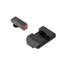 AmeriGlo Hackathorn Tritium Night Sight Set - Glock Compatible - Green/Orange Outline - Ameriglo