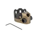 Strike Industries TRIBUS Enhanced AR-15 Castle Nut and End Plate - Flat Dark Earth - Strike Industries