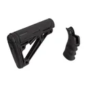 Hogue AR15 Groove Beavertail Grip and OverMolded Stock - Commercial Tube - Hogue