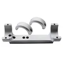 DNZ Game Reaper 1" Scope Mount for T/C Encore/Omega - Medium - Silver - Dnz