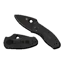 Spyderco Ambitious Lightweight Black Blade Folding Knife - Spyderco