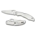 Spyderco Cara Cara 2 Satin Plain Blade Stainless Steel Gray Handle - Spyderco