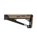 Hogue AR-15 OverMolded Fixed Buttstock - Fits A2 Buffer Tube - Flat Dark Earth - Hogue