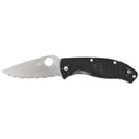 Spyderco Tenacious Lightweight 3.39" Folding Knife - Serrated Edge - FRN Black - Spyderco