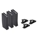 D&H Industries Aluminum 5.56 NATO 20 Round Magazine - Magpul Follower - Black - 3 Pack with Magpul USGI Ranger Plate - Pack - D&H Industries