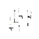 Rise Armament AR-15 Lower Parts Kit - No Trigger / Pistol Grip / Trigger Guard - Rise Armament