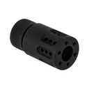 Guntec USA AR-15 Mini Slip Over Barrel Shroud With Multi Port Muzzle Brake - 1/2x28 - Guntec Usa