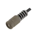 Forward Controls Design Low Drag Forward Assist - Circular Serrated - FDE - Forward Controls Design