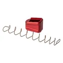 Strike Industries Aluminum Extended Magazine Plate Fits GLOCK G19 - Red - Strike Industries