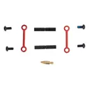 Guntec USA AR-15 Complete Anti-Rotation Trigger/Hammer Pin Set - Red - Guntec Usa