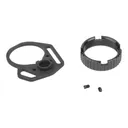 Strike Industries Multi-Function End Plate with Anti-Rotation Castle Nut - Black - Strike Industries