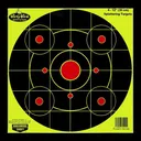 Birchwood Case 12a  Yellow Sight-In Bullseye Target - 25 Pack - Birchwood Casey