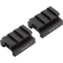 TRUGLO Picatinny Riser - 2-Piece - 1/2in Height  - 1.36in Length - Truglo