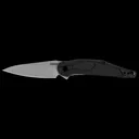 Kershaw Lightyear Folding Knife 3.125" Spear Point Blade - Plain Black - Kershaw Knives