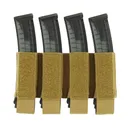 Ferro Concepts Turnover Quad SMG Large Pouch - Coyote Brown - Ferro Concepts