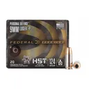 Federal 9mm Luger +P 124Gr HST - Box Of 20 - Federal Ammunition
