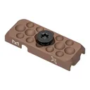 Forward Controls Design Panel Cable Management - 1 M-LOK Slot - FDE - Forward Controls Design