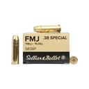 Sellier & Bellot .38 Special 158 gr FMJ - Box of 50 - Sellier & Bellot