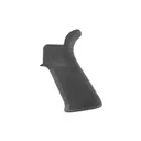 Hogue AR-15 OverMolded Pistol Grip - Beaver Tail - No Finger Grooves - Black - Hogue