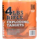 Sonic Boom Exploding Rifle Targets 1 lb. 4 pk. - Sonic Boom