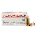 Winchester 9mm 147gr JHP Ammo - Box of 50 - Winchester