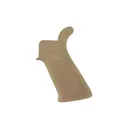 Hogue AR-15 OverMolded Grip - Beaver Tail - No Finger Grooves - FDE - Hogue