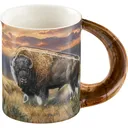 Wild Wings Sculpted Mug - Dusty Plains Bison - Wild Wings