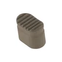 Forward Controls Design Heavy Enhanced AR-15 Magazine Release Button - Blind Hole - Serrated - FDE - Forward Controls Design