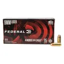 Federal American Eagle 9mm Luger 115gr FMJ - Box of 50 - Federal Ammunition