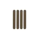 B5 Systems M-LOK Rail Covers - 4PK - Coyote Brown - B5 Systems