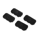 Strike Industries M-LOK Cable Management Rail Covers - Short - Black - 4 Piece Set - Strike Industries