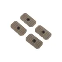 Strike Industries M-LOK Cable Management Rail Covers - Short - FDE - 4 Pack - Strike Industries
