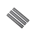 ERGO 18-Slot Low-Pro Ladder Picatinny Rail Cover - Pack of 3 - Ergo Grips