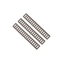 ERGO 18-Slot Low-Pro Ladder Picatinny Rail Cover - Pack of 3 - Dark Earth - Ergo Grips