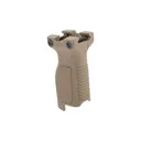 Strike Industries Angled Vertical Grip with Cable Management - Long - Picatinny - FDE - Strike Industries