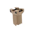 Strike Industries Angled Vertical Grip with Cable Management for 1913 Picatinny Rail - Short - FDE - Strike Industries