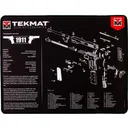 Tekmat Ultra 20 Pistol Cleaning Mat Black 1911 Gun - Tekmat