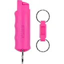 Sabre Red Keychain Pepper Spray - Hardcase with Quick Release Key Ring - Pink - Sabre