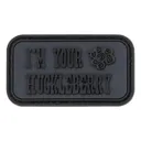 Violent Little Machine Shop I'm Your Huckleberry Morale Patch - Blackout - Violent Little Machine Shop