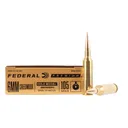 Federal Gold Medal Berger 6mm Creedmoor 105gr Hybrid Boat Tail Hollow Point Ammo - Box of 20 - Federal Ammunition