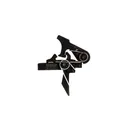 Geissele Automatics Single-Stage Precision SSP Geissele Flat Bow AR-15 Trigger .154" - Open Box - Geissele Automatics