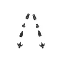 KNS Precision SnapFoot Quick Change Bipod Adapter and Feet - Atlas Bipods - Open Box - KNS Precision