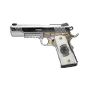 European American Armory Liberador II 9mm 1911 Pistol - 5.0" - Silver - 1x 9rd Mag - European American Armory