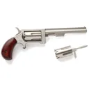 North American Arms Sidewinder Conversion 22 LR/22 Magnum Revolver - 4" - Silver - North American Arms