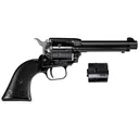 Heritage Arms Rough Rider Small Bore 22 LR / 22 Magnum Revolver - 4.75" - 6 - Black - Heritage Arms