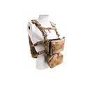 Haley Strategic D3CRM Micro Chest Rig Bundle with FlatPack Plus - Multicam Arid - DEA SRT Contract Overrun - Haley Strategic