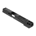 Shalo Tek Warden P320F Integrally Compensated RMR Cut Slide - Black Nitride - ShaloTek