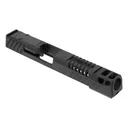 Shalo Tek  Warden P365LC Integrally Compensated RMSc Cut Slide - Black Nitride - ShaloTek