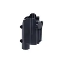 Rapid Force By Alien Gear Level 2 Holster - Locking Belt Slide - Glock 19/19X/19 MOS/23 (Gen 1-4)/44/45/45 MOS, Glock 17/17 MOS/22 (Gen 1-4)/47/47 MOS - Matte Black - Right Hand - Large Light - No Axon - Rapid Force By Alien Gear