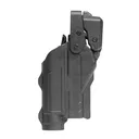Rapid Force By Alien Gear Level 3 Duty Holster - Mid Ride Belt Slide - Glock 19/19X/19 MOS/23 (Gen 1-4)/44/45/45 MOS, Glock 17/17 MOS/22 (Gen 1-4)/47/47 MOS - Matte Black - Right Hand - Large Light - With Axon - Rapid Force By Alien Gear